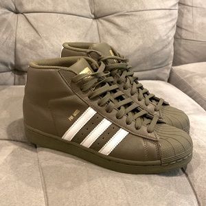 Adidas Hunter Green High Tops